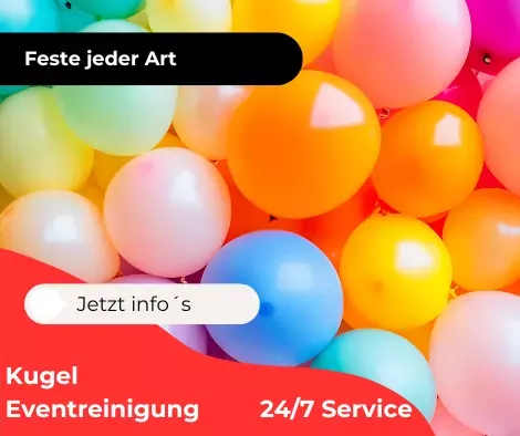 Eventreinigung in Berlin für Feste jeder Art.