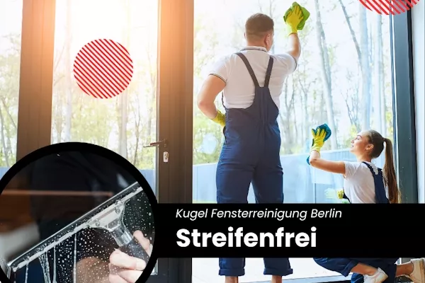 Streifenfreie Fenster. Fensterreinigung Berlin