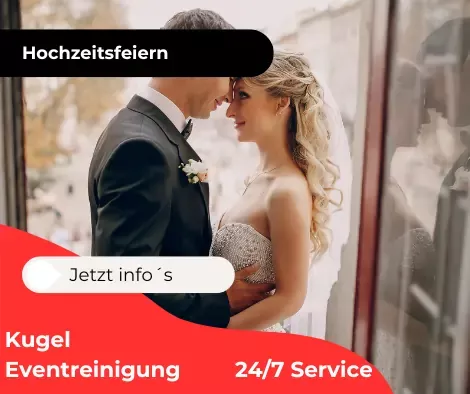 Eventreinigung Berlin. Hochzeiten.