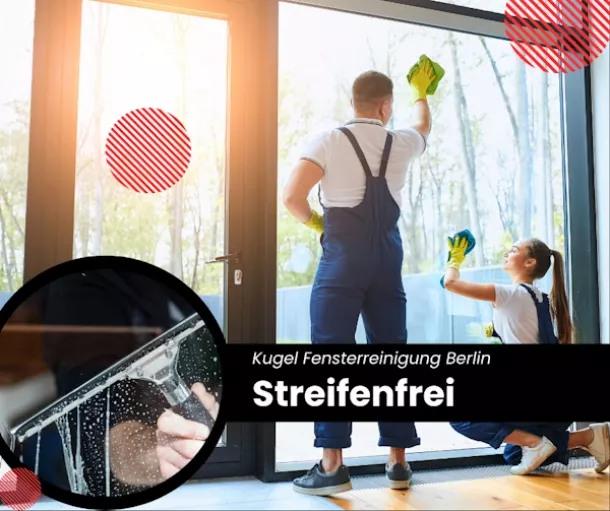 Streifenfreie Fenster. Fensterreinigung Berlin
